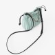 Charles Keith Pleated Covered Shoulder Bucket Bag Mint Green